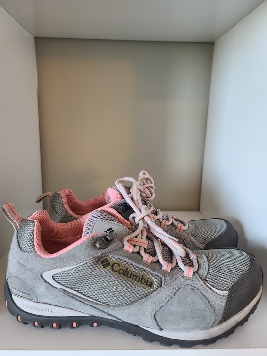 Columbia Shoes - Columbia Women's Grey + Pink Hiking Shoes